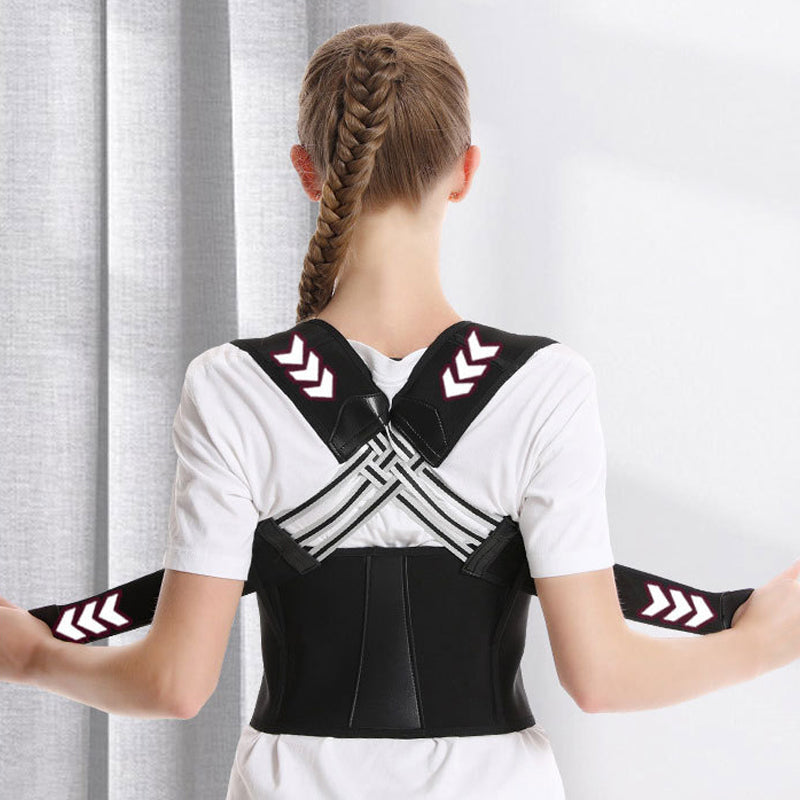 Adjustable Posture Support Brace with Breathable Lightweight Design