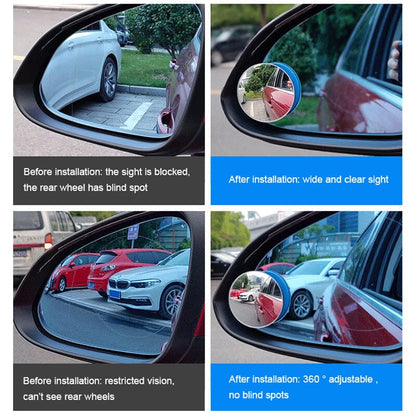 Adjustable Rearview Blind Spot Mirror for Cars