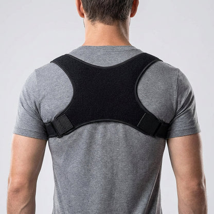 Adjustable Shoulder Posture Brace with Soft-Edged Straps and Discreet Fit