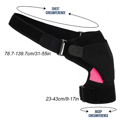 Adjustable Shoulder Support Brace with Breathable Neoprene Compression