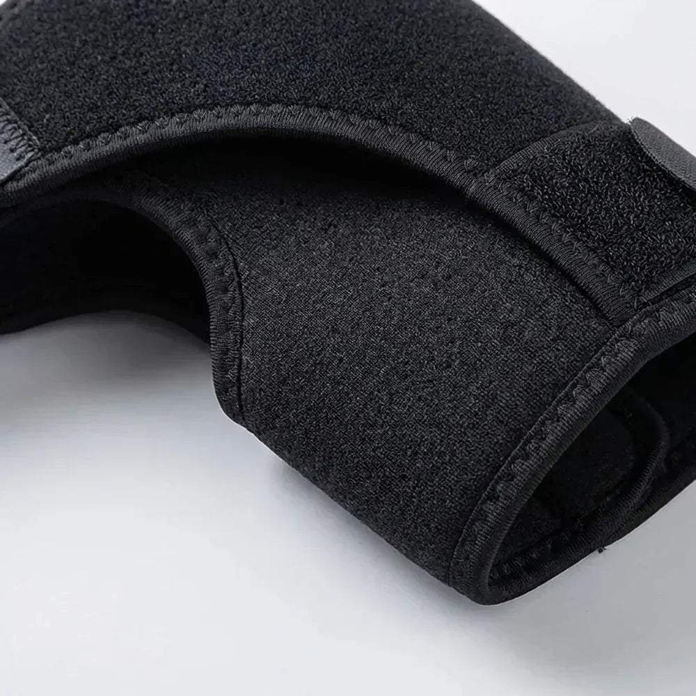 Adjustable Shoulder Support Wrap with Compression Fit and Breathable Construction