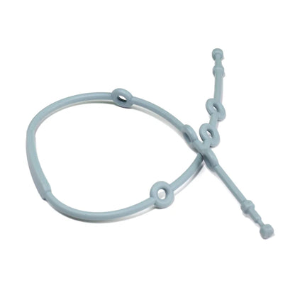 Adjustable Silicone Baby Toy Strap for Strollers, High Chairs and Car Seats