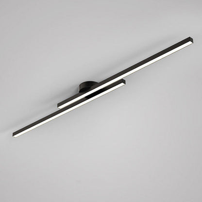 Aluminium Semi Flush Mount LED Ceiling Light for Modern Interiors