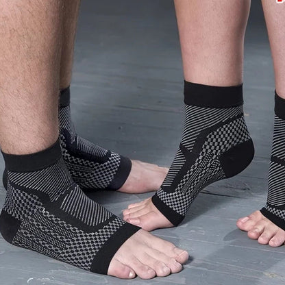 Ankle Compression Sleeve with Breathable Nylon Knit