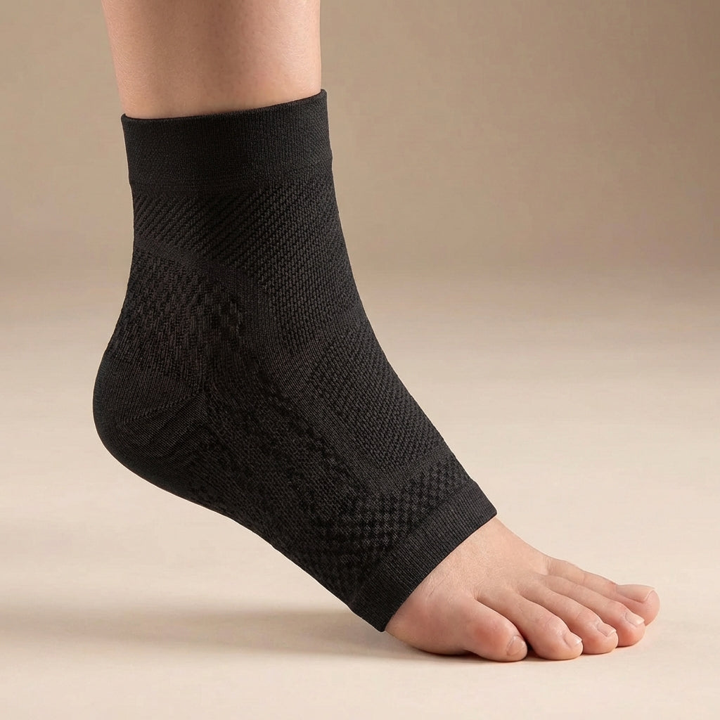 Ankle Compression Sleeve with Breathable Nylon Knit