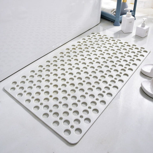 AquaGuard Non Slip Shower Mat with Strong Grip and Quick Drain Design