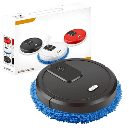Automatic Robot Mop with Smart Navigation and Reusable Cleaning Pads