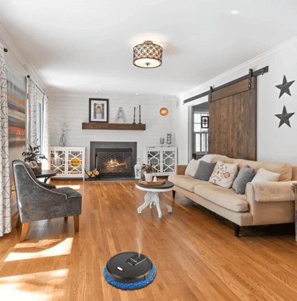 Automatic Robot Mop with Smart Navigation and Reusable Cleaning Pads