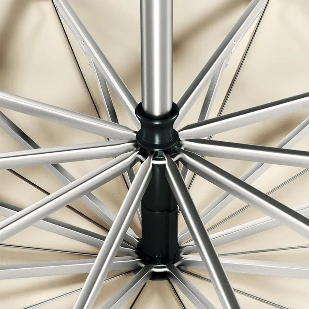 Automatic Wind-Resistant Umbrella with Reflective Edge and Folding Design