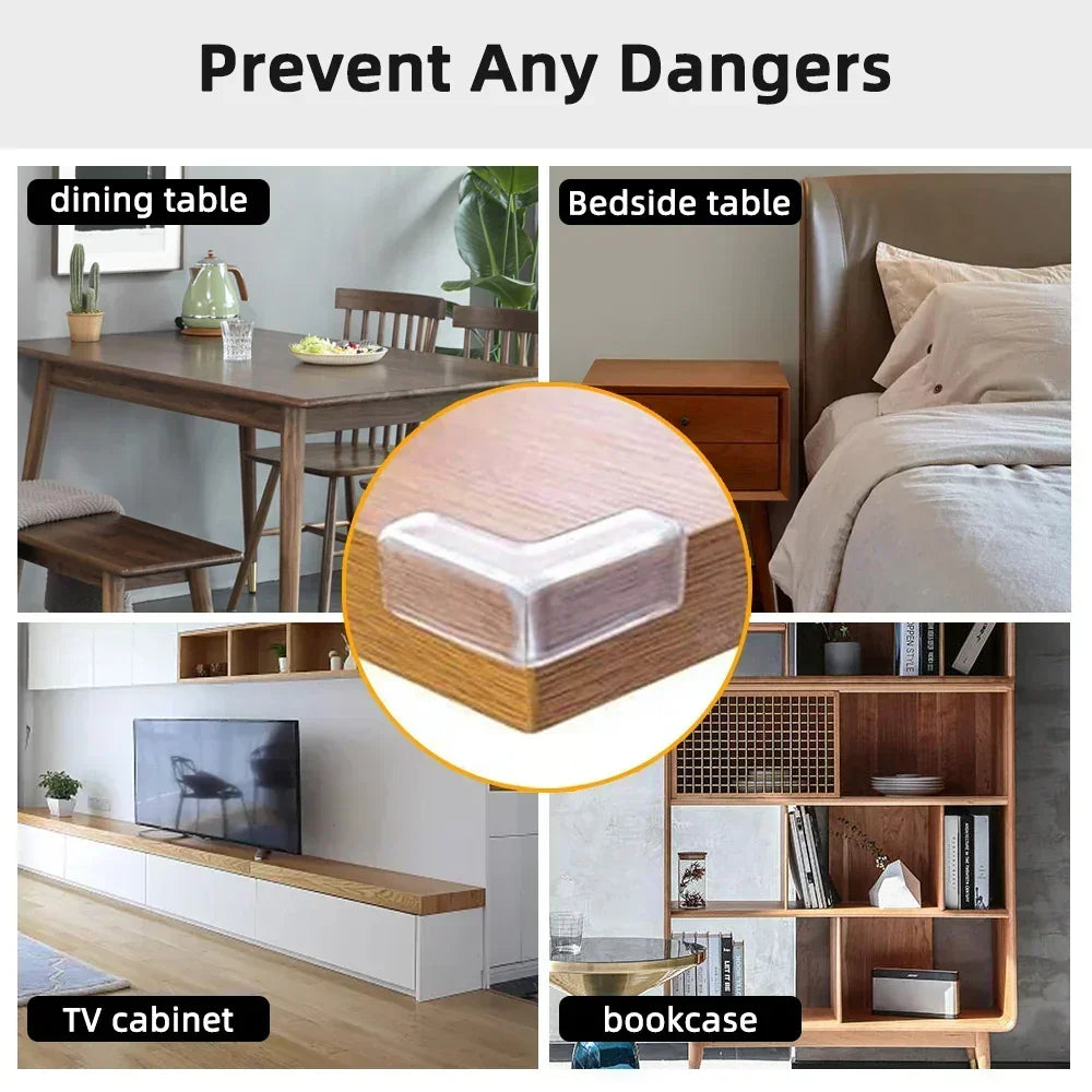 Baby Safety Clear Corner Protectors Set of 10 for Furniture