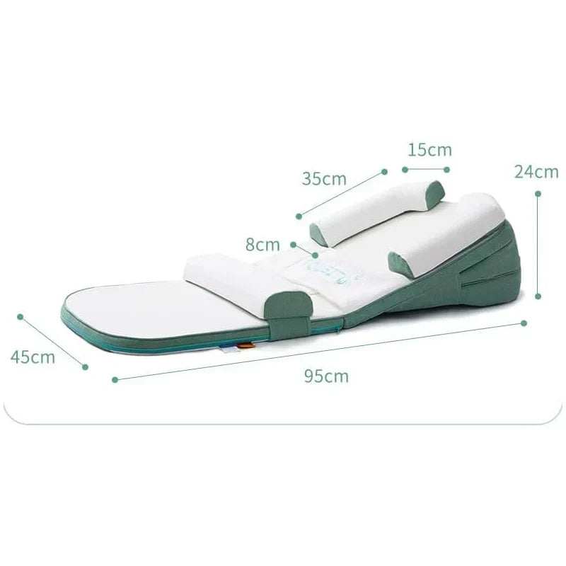 Baby Wedge Side-Sleeping Pillow with Removable Cotton Cover