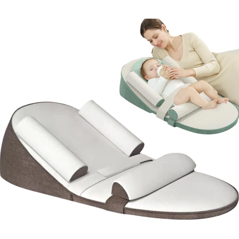 Baby Wedge Side-Sleeping Pillow with Removable Cotton Cover