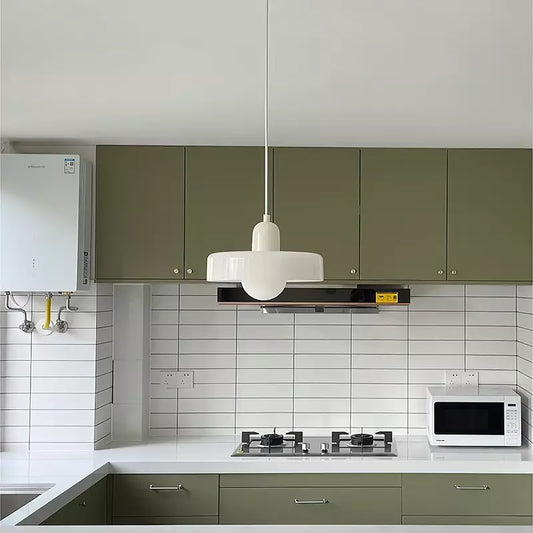Bauhaus Glass Pendant Light Coloured Hanging Lamp