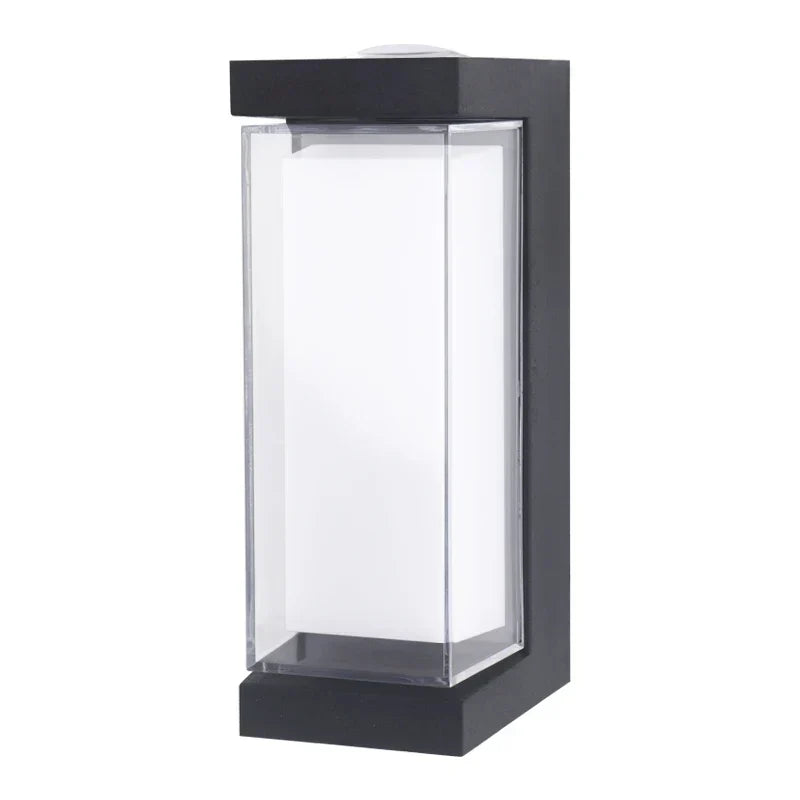 Black Aluminium Up and Down LED Wall Light