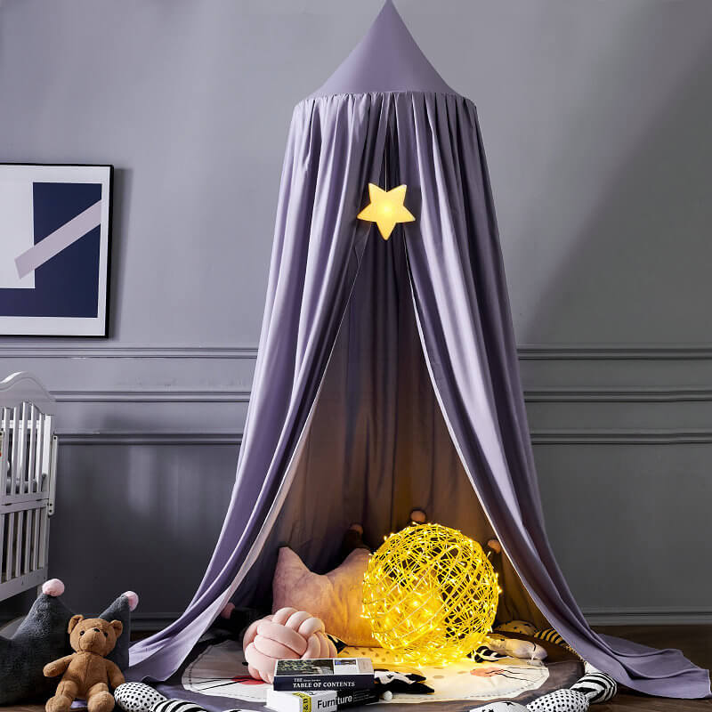 Blackout Bed Canopy for Kids with Soft Polyester Fabric and Light-Blocking Design