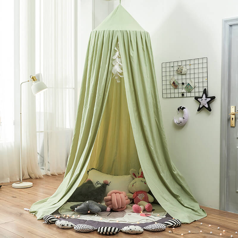 Blackout Bed Canopy for Kids with Soft Polyester Fabric and Light-Blocking Design
