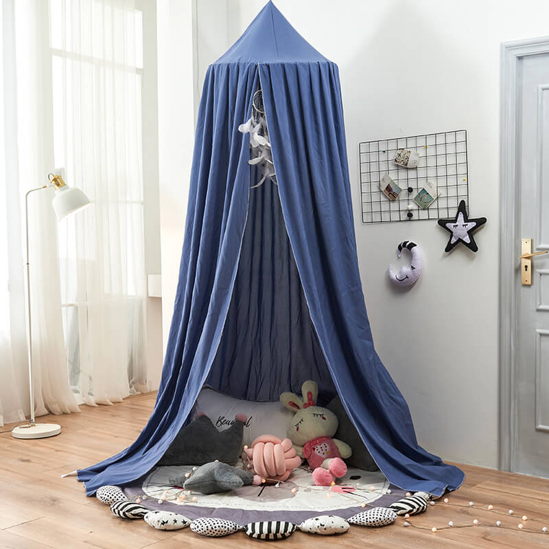 Blackout Bed Canopy for Kids with Soft Polyester Fabric and Light-Blocking Design