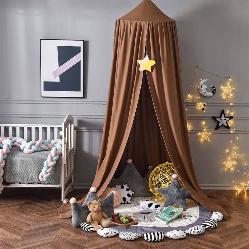 Blackout Bed Canopy for Kids with Soft Polyester Fabric and Light-Blocking Design