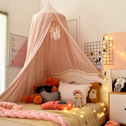 Blackout Bed Canopy for Kids with Soft Polyester Fabric and Light-Blocking Design