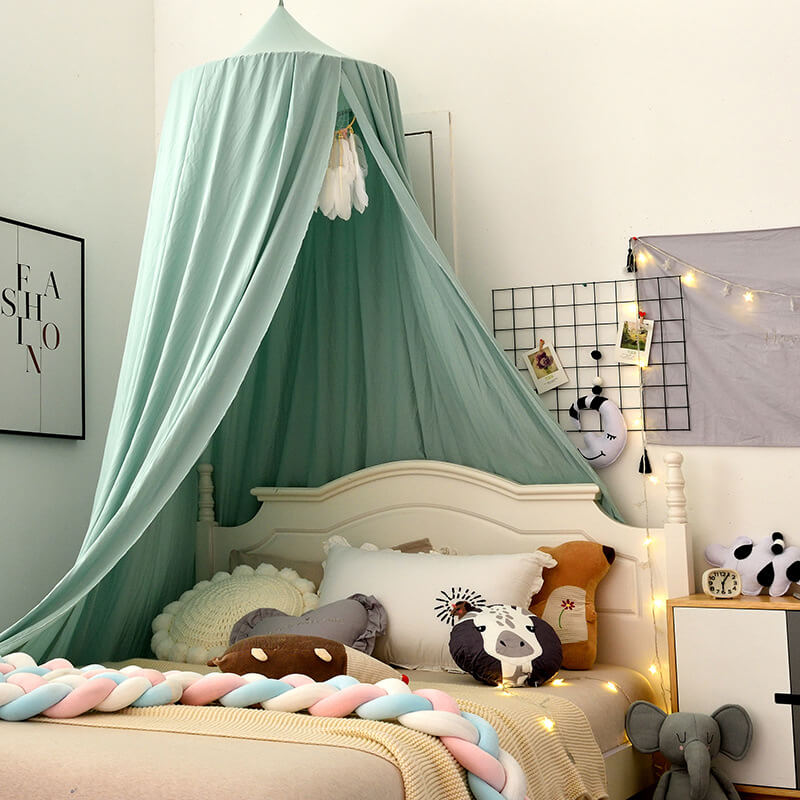 Blackout Bed Canopy for Kids with Soft Polyester Fabric and Light-Blocking Design