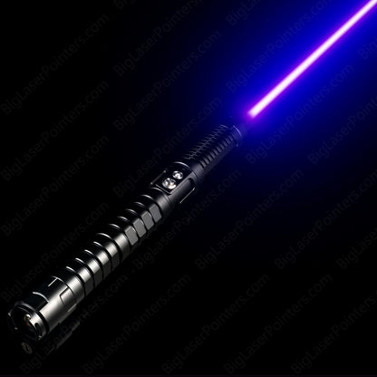 Blue Laser Flashlight with Adjustable Focus and Aluminium Housing