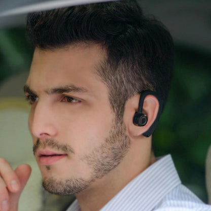 Bluetooth Noise Cancelling Headset Handsfree Business Calls with Adjustable Fit