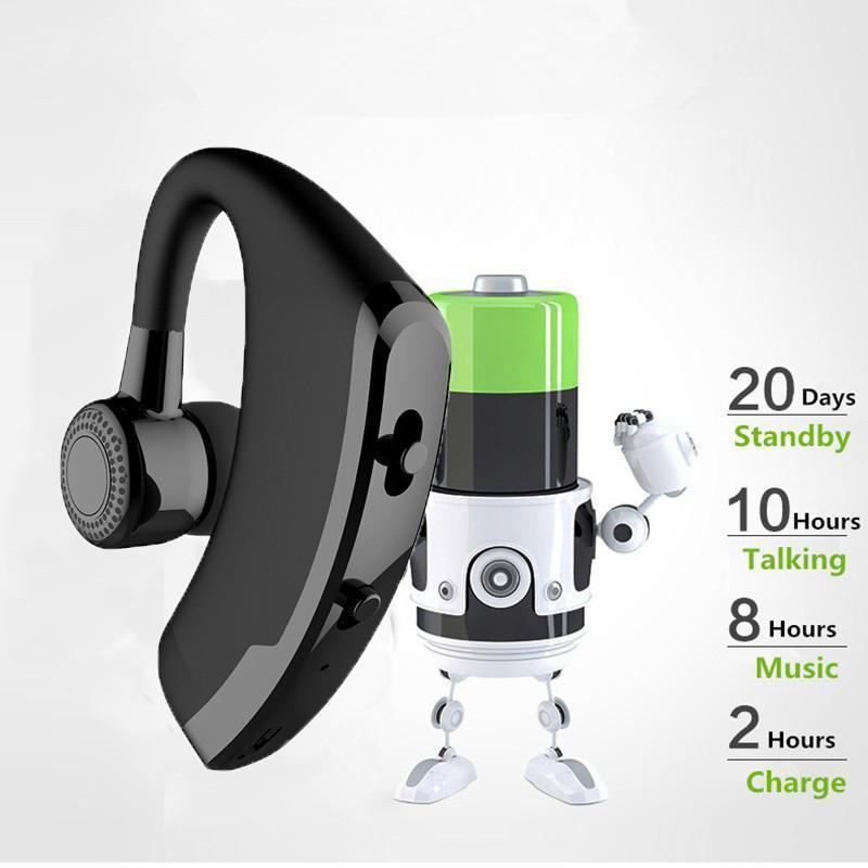Bluetooth Noise Cancelling Headset Handsfree Business Calls with Adjustable Fit