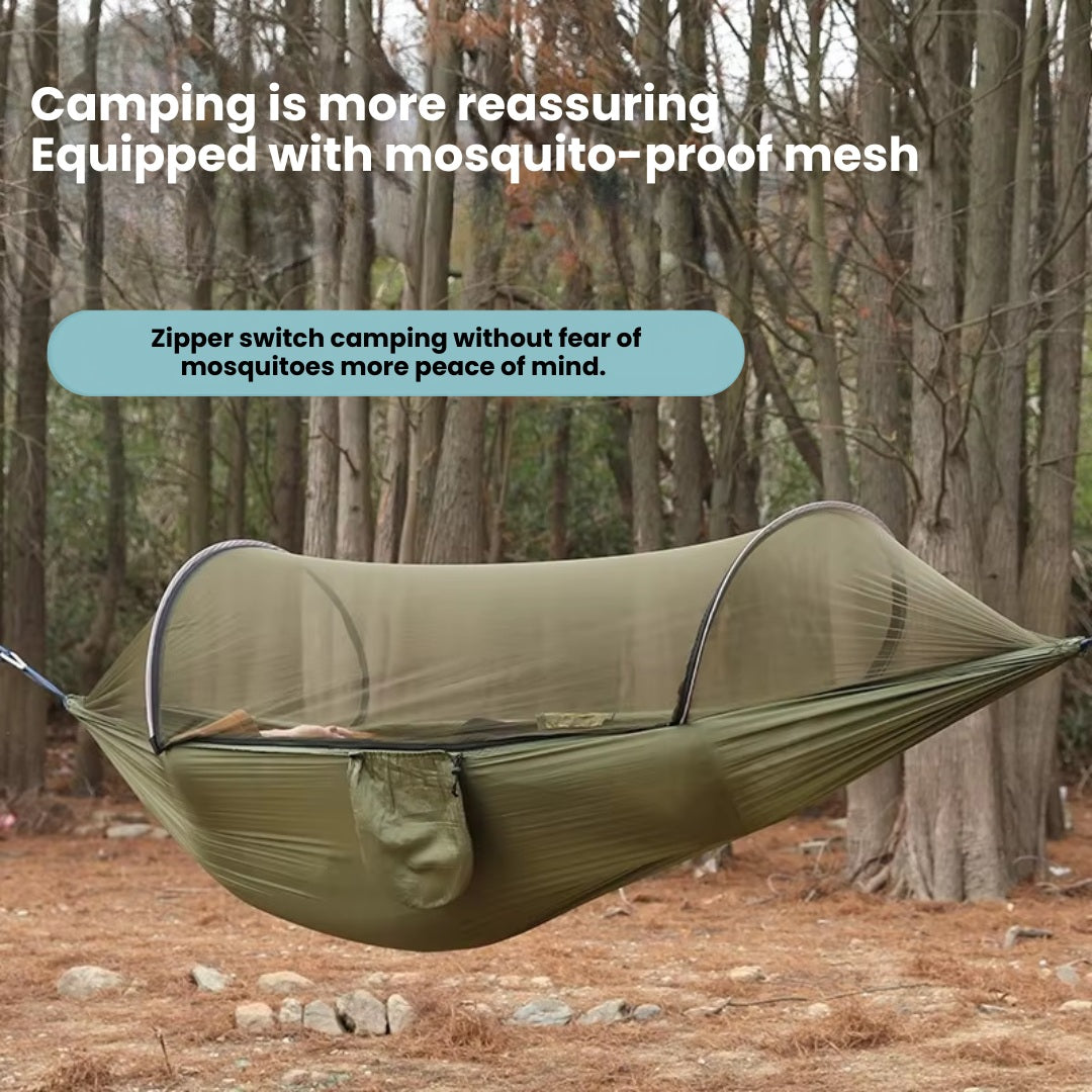 Camping Hammock with Mosquito Net Lightweight Double Outdoor Hammock