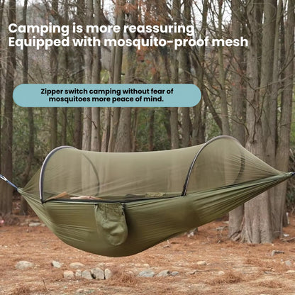 Camping Hammock with Mosquito Net Lightweight Double Outdoor Hammock