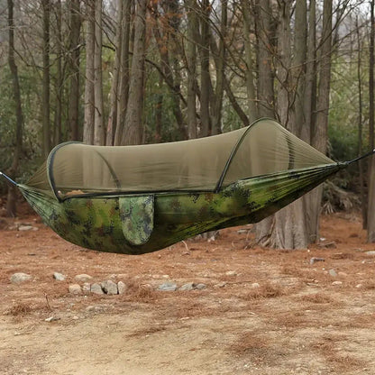 Camping Hammock with Mosquito Net Lightweight Double Outdoor Hammock
