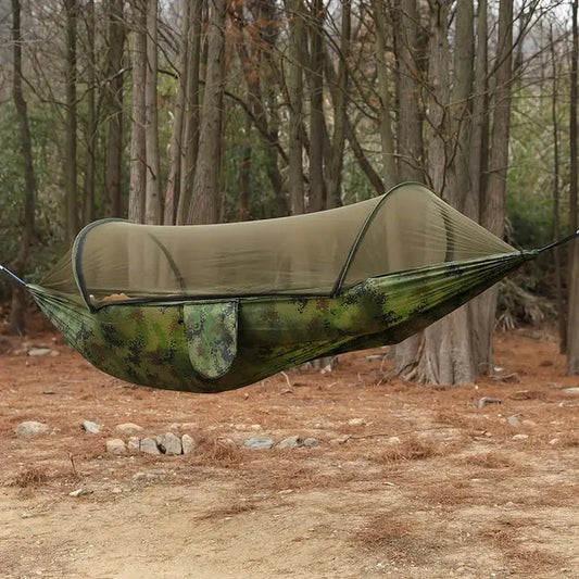 Camping Hammock with Mosquito Net Lightweight Double Outdoor Hammock