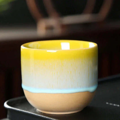 Ceramic Mug with Colourful Splatter Design and Glossy Finish