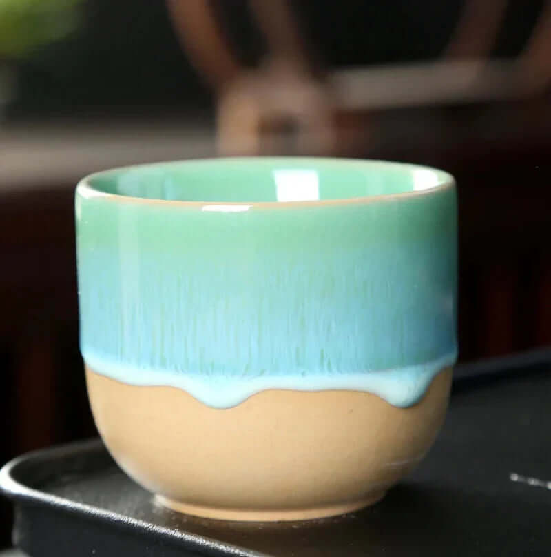 Ceramic Mug with Colourful Splatter Design and Glossy Finish