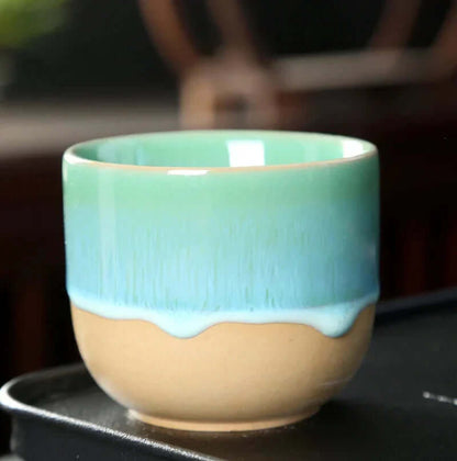 Ceramic Mug with Colourful Splatter Design and Glossy Finish
