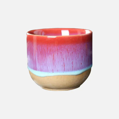 Ceramic Mug with Colourful Splatter Design and Glossy Finish