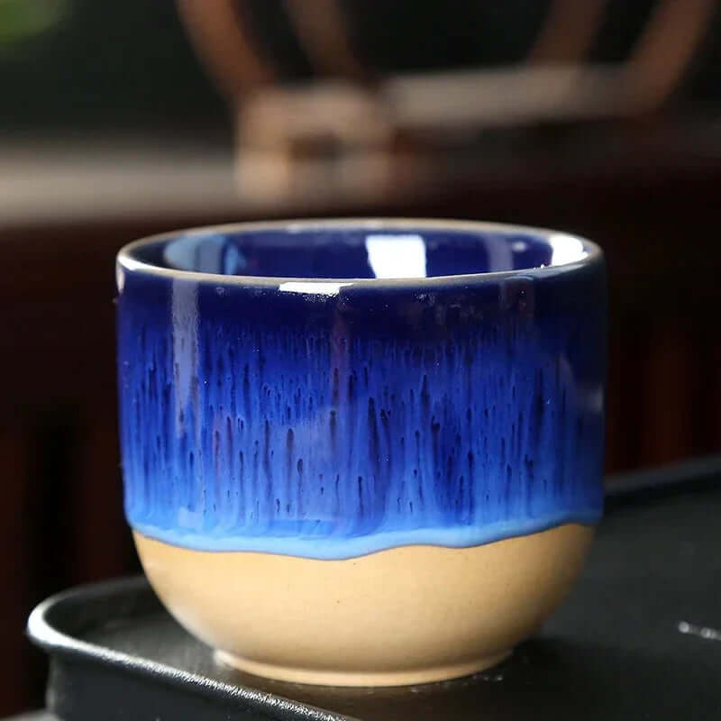 Ceramic Mug with Colourful Splatter Design and Glossy Finish