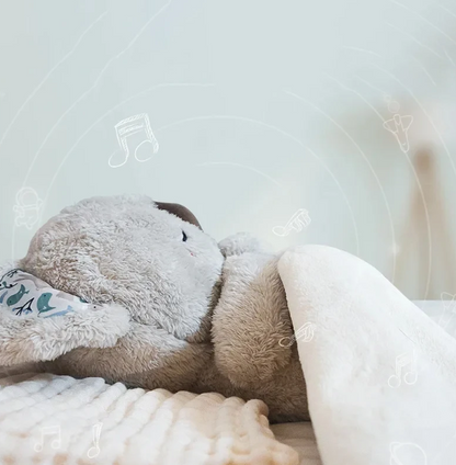 Child-Friendly Breathing and Relaxation Device with Gentle Vibration and Soft Night Light