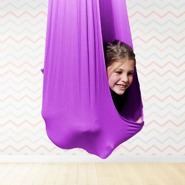 Children's Sensory Swing with Soft Breathable Fabric for Indoor and Outdoor Play