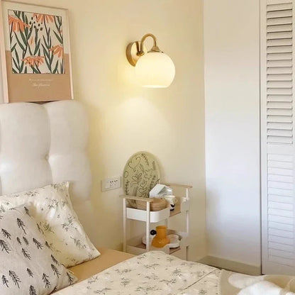 Lampada da parete in vetro scanalato cromato