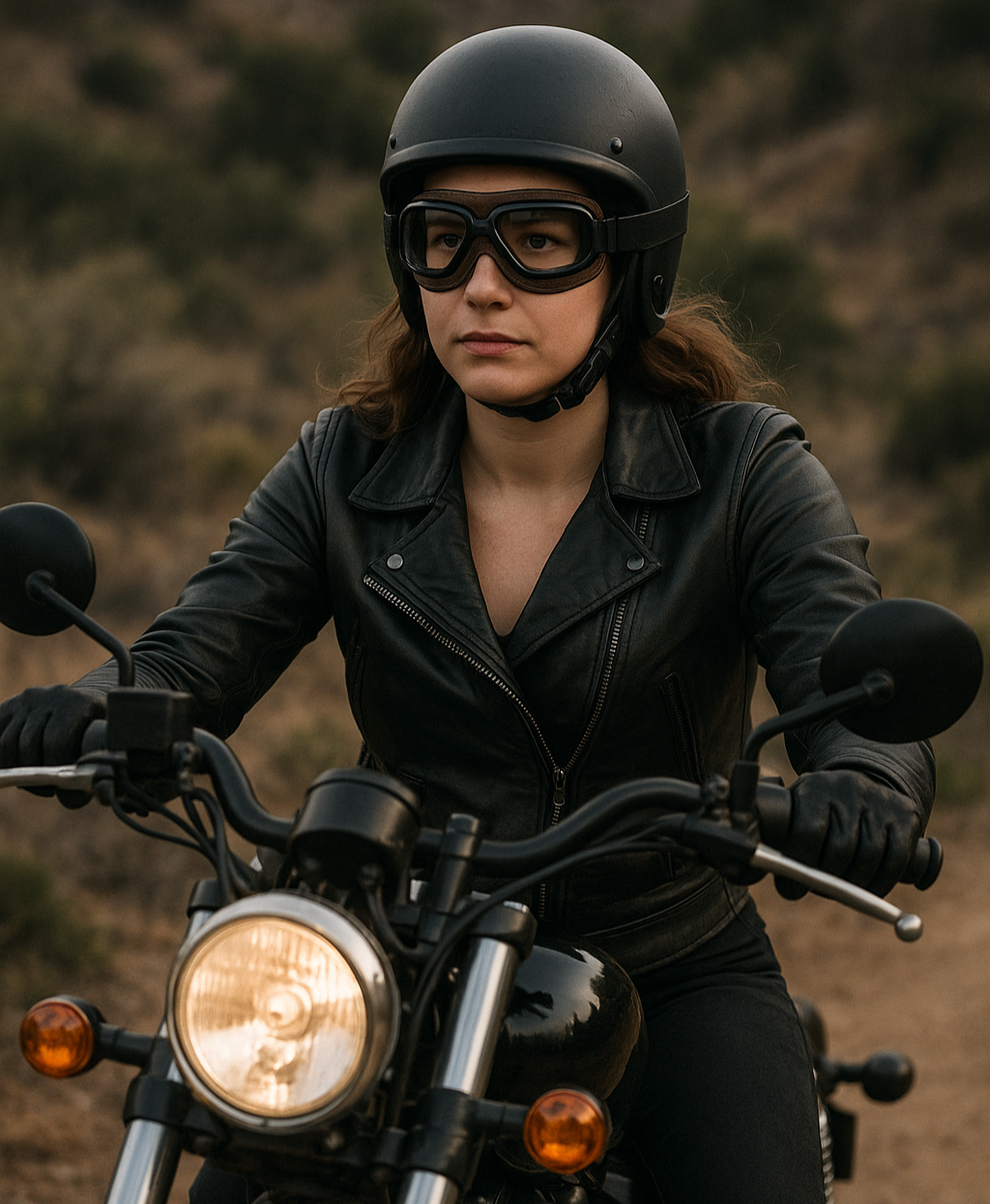 Classic Pilot Biker Goggles with Vintage Design and Multiple Lens Colours