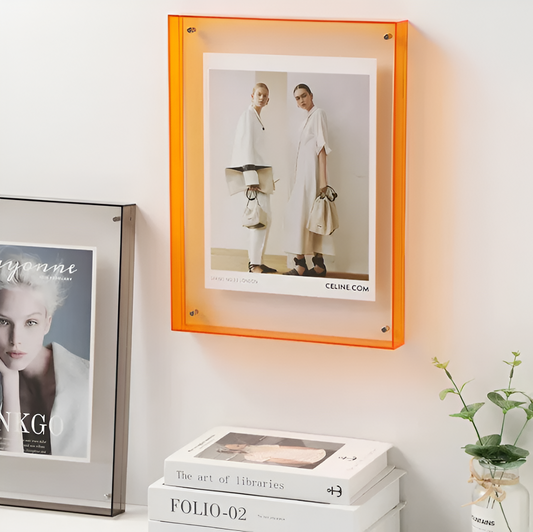 Clear Acrylic Floating Photo Frame