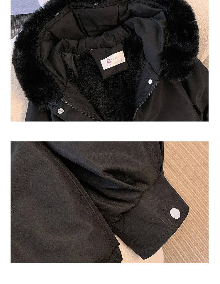 Cloe Women’s Down Jacket with Detachable Collar