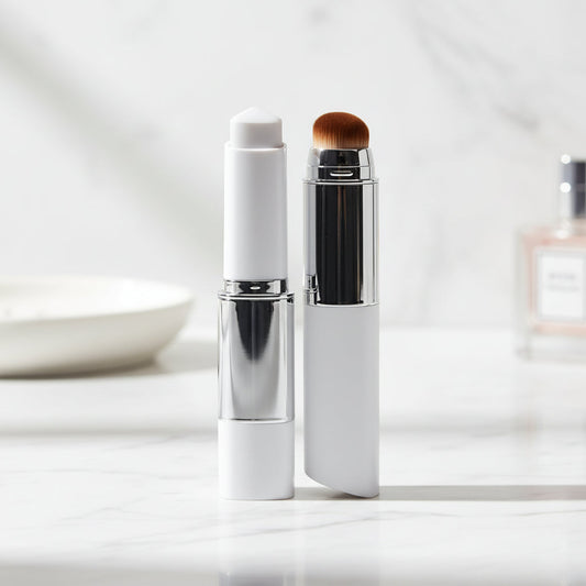 Color Adapting Foundation Stick with Hydrating Cream Formula and Blending Brush