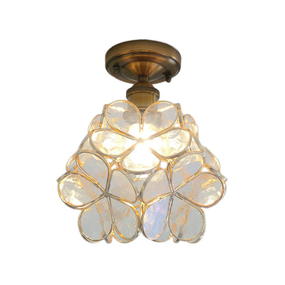 Colourful Flower Flush Mount Ceiling Light