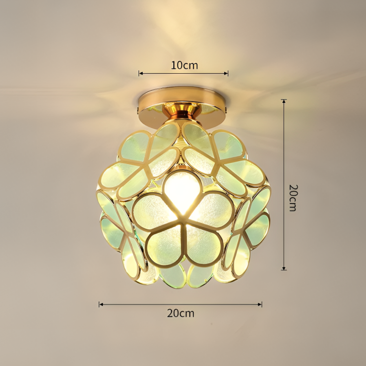 Colourful Flower Flush Mount Ceiling Light