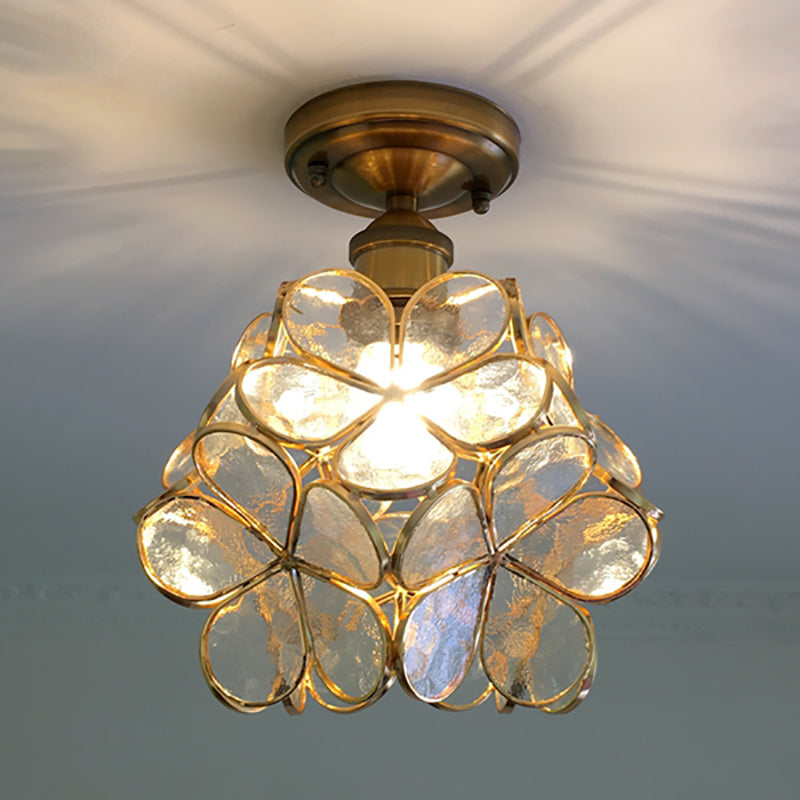 Colourful Flower Flush Mount Ceiling Light