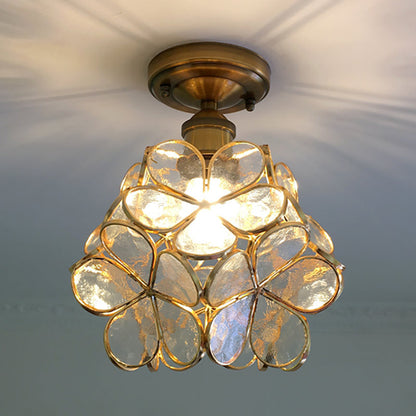 Colourful Flower Flush Mount Ceiling Light