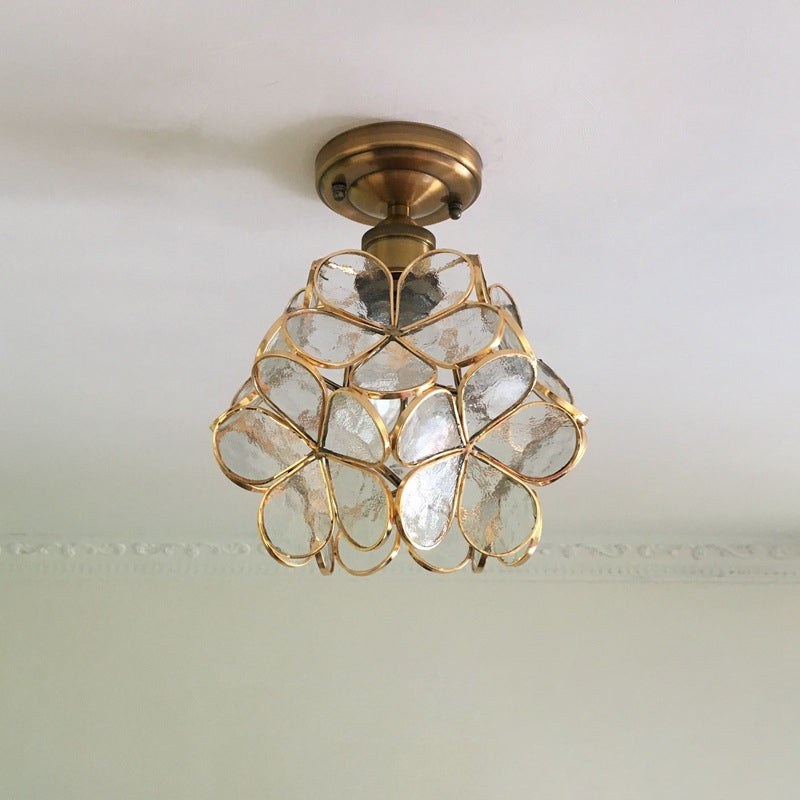 Colourful Flower Flush Mount Ceiling Light