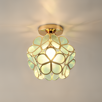 Colourful Flower Flush Mount Ceiling Light