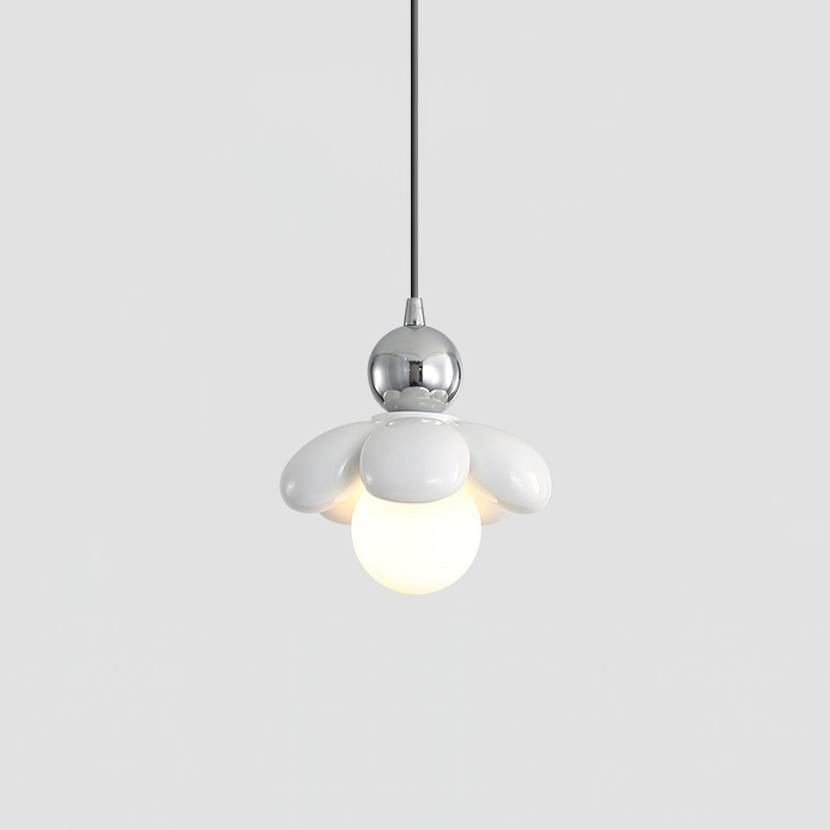 Colourful Flower-Shaped Resin Pendant Lamp with G9 Socket